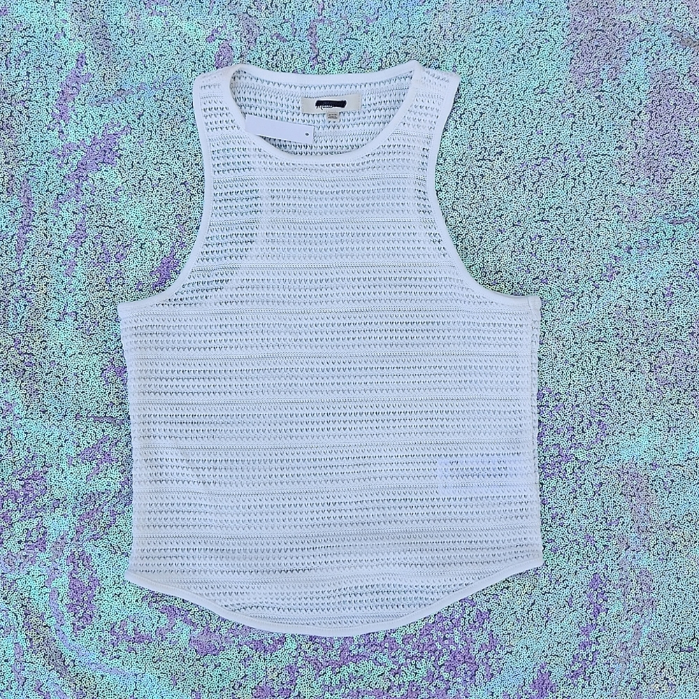 Madewell Women's Tank Top Tiny Hearts XXS NWT
